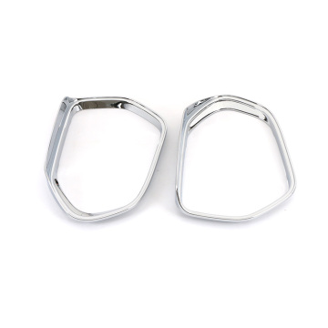 Chrome Plated Carbon Fiber ABS Rearview Mirror Eyebrow Decoration for Toyota Avalon 2019
