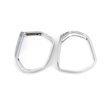 Chrome Plated Carbon Fiber ABS Rearview Mirror Eyebrow Decoration for Toyota Avalon 2019