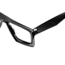 Blue Shaped Acetate Eyeglass Frames Shaped Acetate Optical Frame Supplier