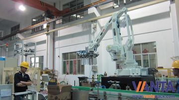 Material Handling Robots Abb Robotic Arm 110kg Load With Customize Gripper