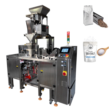 1 koper theezakje Doypack vulpakkingsmachine voor 200 g tot 1 kg zout, suiker, noten verticale verpakking