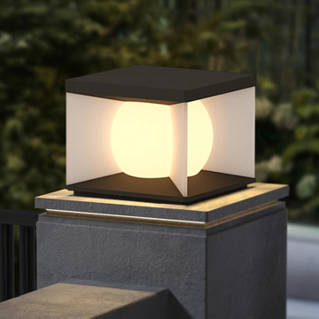 Edelstahl IP65 wasserdichte LED Solarsäule Licht für Gartentore