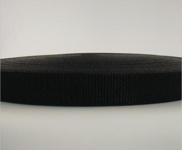 Black 900D hollow polypropylene webbing