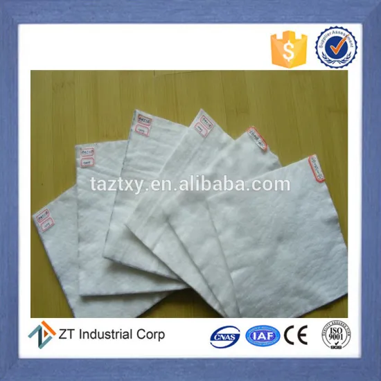 300g nonwoven geotextile for Artificial Grass football pitch/needle punched geotextile