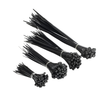 Strong Self-Locking Nylon Cable Ties - Heavy Duty Plastic Zip Ties (Pack of 100)