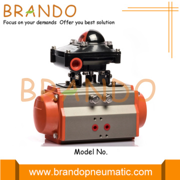 Double Acting Pneumatic Actuator With Limit Switch Box