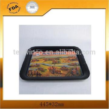 High quality of Circular Tin Tray, , Double-sided Printing Food Tray Wholesale