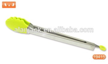 Kitchen use 13" Silicone Tongs
