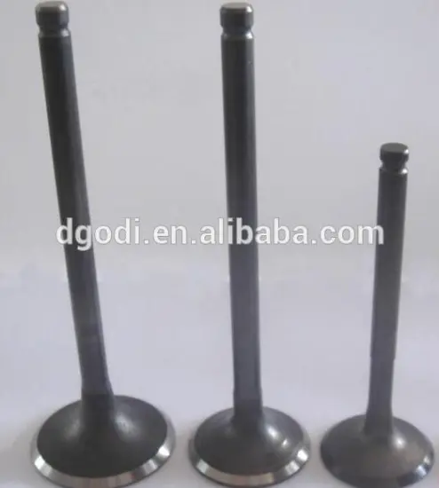motorcycle engine valve with materials of top grade steel