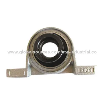 Pillow block bearings with zinc alloy housing, UP004