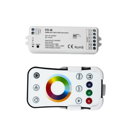 2.4G RF Wireless RGB CCT 12V Receiver and Remote LED Strip Light Controller Kit