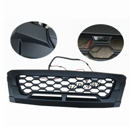 GZDL4WD Car Front Grille for Dmax 2016-2019 with LED Light