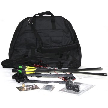 big bow bag for triangle bow with arrow quiver and bow quiver