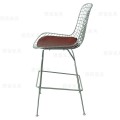 Tabouret de bar classique Harry Bertoia en acier inoxydable