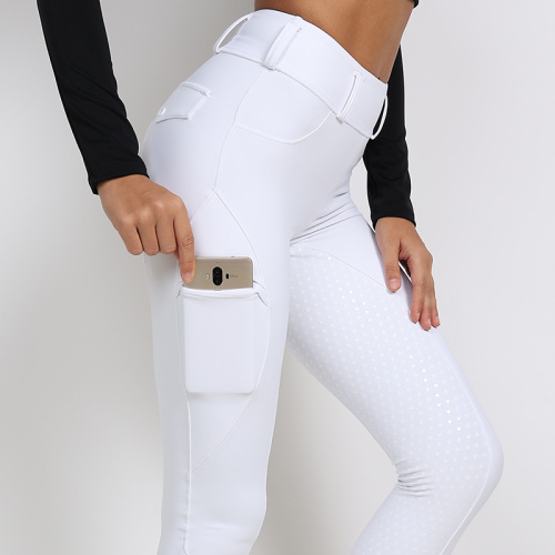 Equestrian Breeches Full Silicone Women Riding Pants