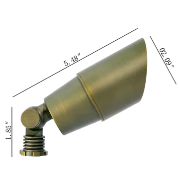 High Quality Easy Install Solid Brass Spot Light 