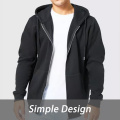 Black Fashion Men's Hoodies Custom Wholesale