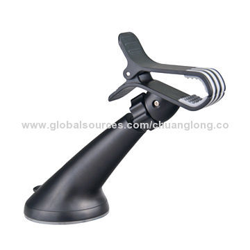 Car GPS Universal Windshield Mount for GPS, 360#176; Rotating Ball Joint, Clip Make of Rubber