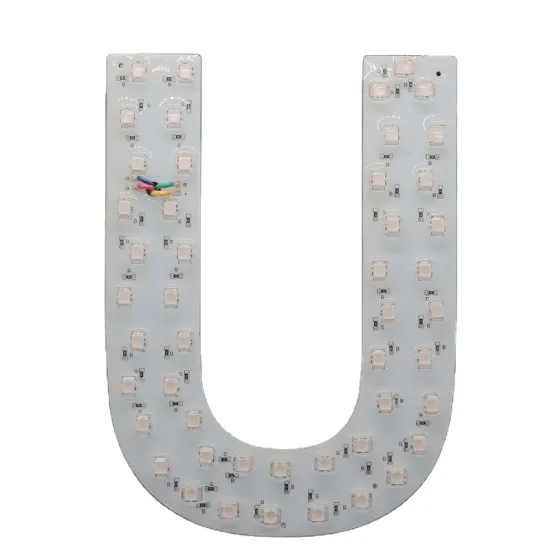 Outdoor Waterproof Capital Letters LED Module with RGB Functionality and IP65 Rating