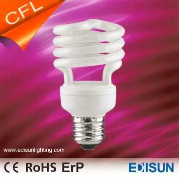 T2 Half Spiral CFL Bulb 11W 6400K E27 Energy Saving lamp