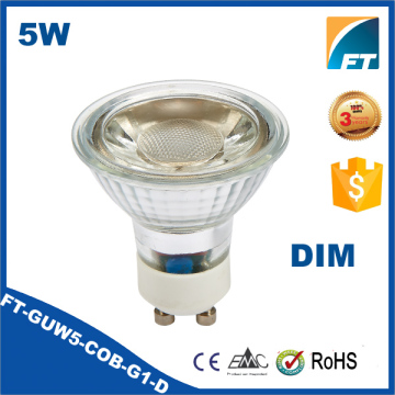FT-GUW5-COB-G1-D 5W GU10 AC110V/230V Dimmable LED Spot Light