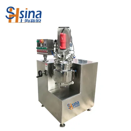Small Mixer for Cosmetic Vacuum Homogenizing Emulsifier Machinery