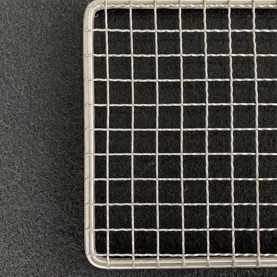 SS 304 BQ Grill Mesh - Round Barbecue BBQ Grill Net for Cooking and Baking