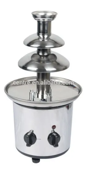 Chocolate Fondue Fountain / 3 tiers stainless steel / classic model