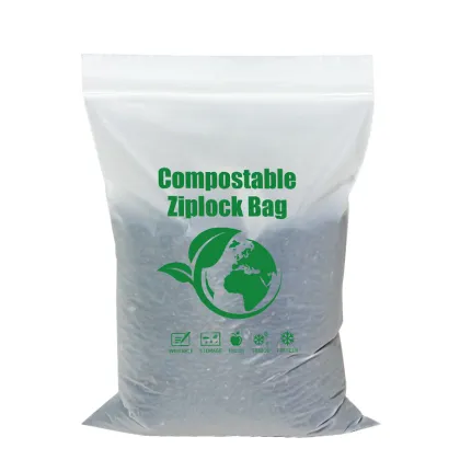 YURUI Eco-friendly Custom Size PLA Biodegradable Ziplock Bags