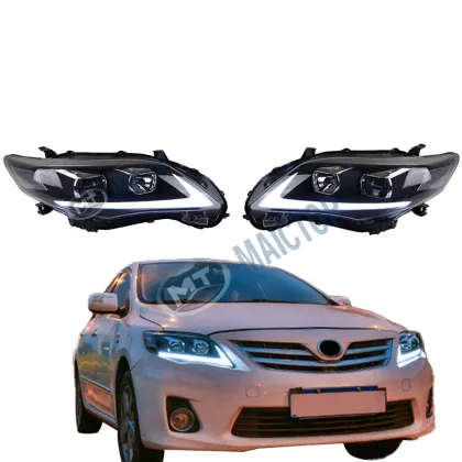 MAICTOP Auto Spare Parts LED Dynamic Moving Headlight for Toyota Corolla 2012