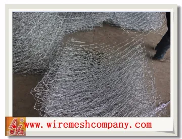 Factory price Galvanized hexagonal gabion mesh, gabion box