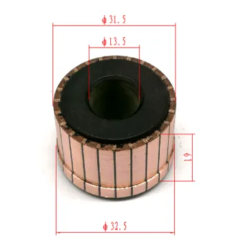 High-Quality OD32.5 x ID13.5 x H21.5-24 Groove Commutator for Power Tools Motor Armature - Free Samples Available