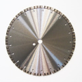 Hoja de sierra de diamante soldada por láser de 300-500 mm con dientes ondulados dentados