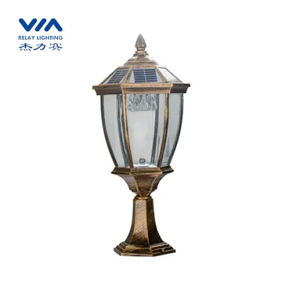 Outdoor Solar Pillar led Lights for Decorative