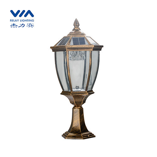 Outdoor Solar post led lamp garden decoration
