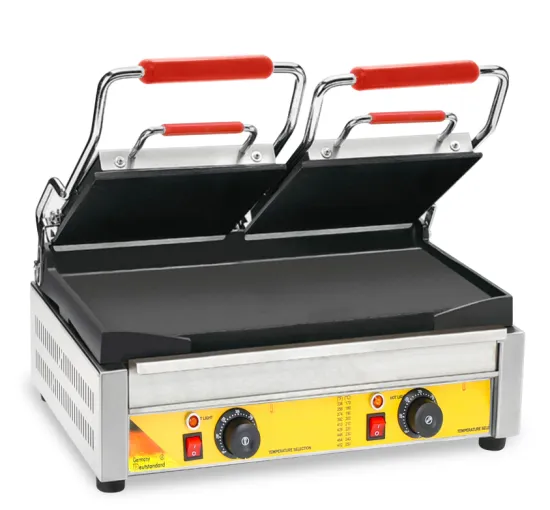 Stainless Steel Electric Sandwich Grill Flat Griddle