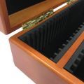 Caja de envasado de madera MDF para medallas de monedas