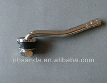 TR552 nickel plated brass angle tire valve