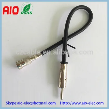 Car antenna jack connector for digital car tv antenna and car radio antenna