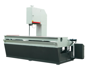 Vertical metalworking plate band saw