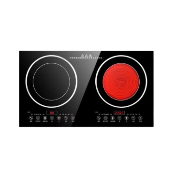 Double Burner Touch Control Electric Induction Cooktop