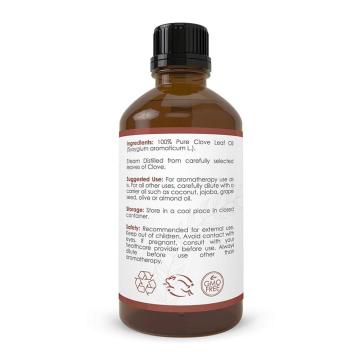 100% Pure Nature High Quality Clove Essential Oil