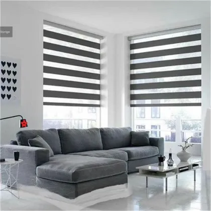 Motorized Zebra Roller Shadings