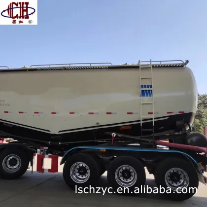Changhong Brand Pneumatic Dry Bulk Cement Transport Tanker Semi Trailer