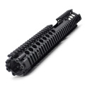 12.7'' inch Tactical Upgrade MK18 Quad Rail Handguard Split 2 parts Picatinny Mount System Fit .223 Black Anodized