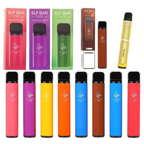 Hải quan Vape dùng một lần trong thanh ELF số lượng lớn 1500