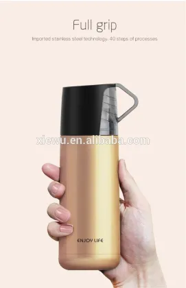 350ml wholesale bottled water thermos vacuum flask with a cup lid