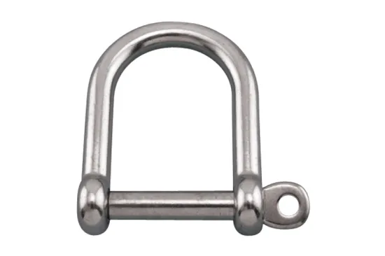 Stainless Steel Wide D Shackle with Screw Pin