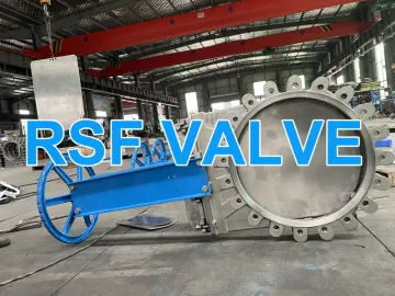High quality CF8M Viton seat Knife Gate Valve