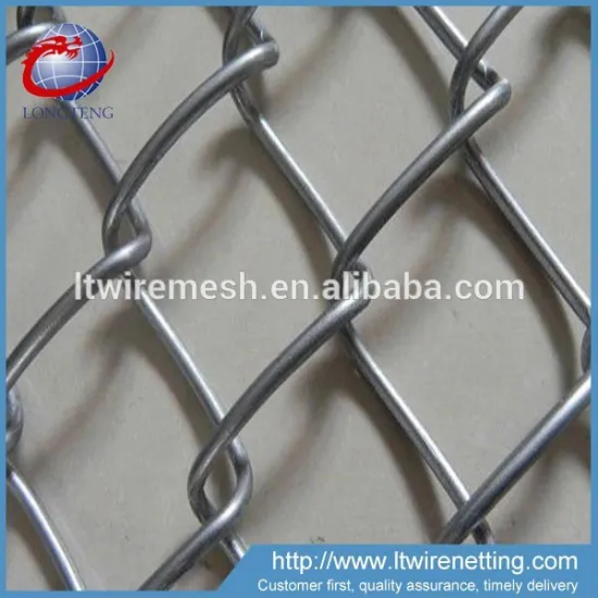 Anping galvanized and pvc coated used chain link fence panels for gates